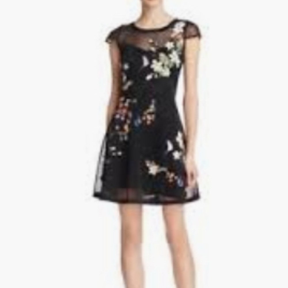 NWT GUESS Mesh A-Line Dress